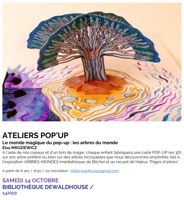 Atelier Pop'up - Arbres du Monde